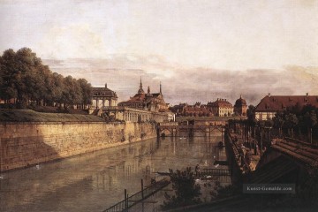 Bernardo Bellotto Werke - Zwinger Waterway städtischen Bernardo Bell